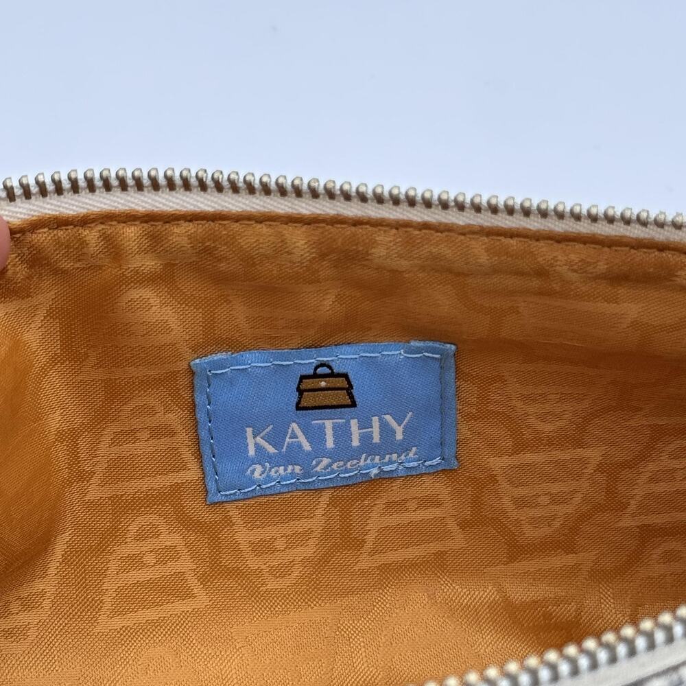 Kathy Van Zeeland Y2K Shoulder Clutch Bag Snakeskin Studded Chain Heart Charms - Picture 3 of 16